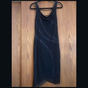 Cocktail dress with beadwork